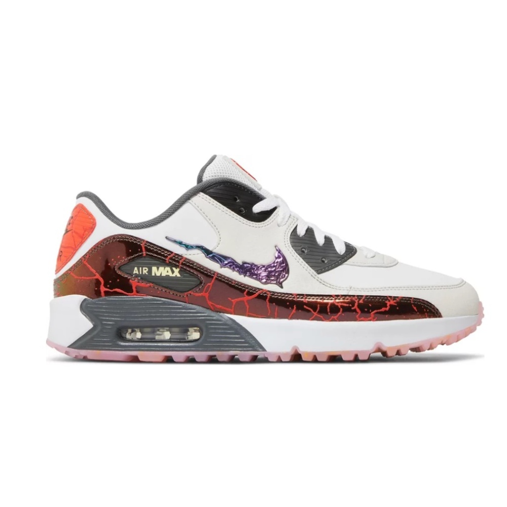 Nike Air Max 90 G NRG  Men's Multicolor Low Top Athletic Golf Shoes Size 8.5 NWT